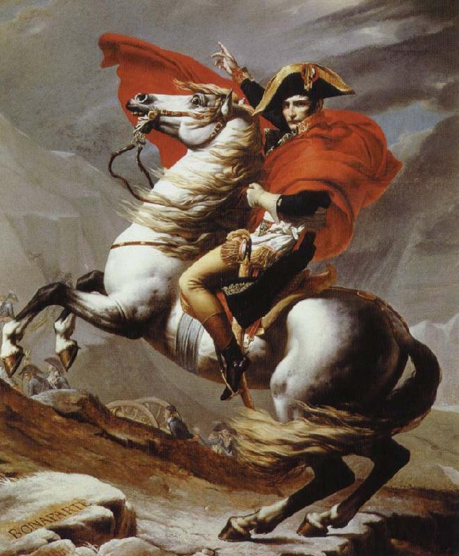 Jacques-Louis David napoleon bonaparte korsar alperna Germany oil painting art